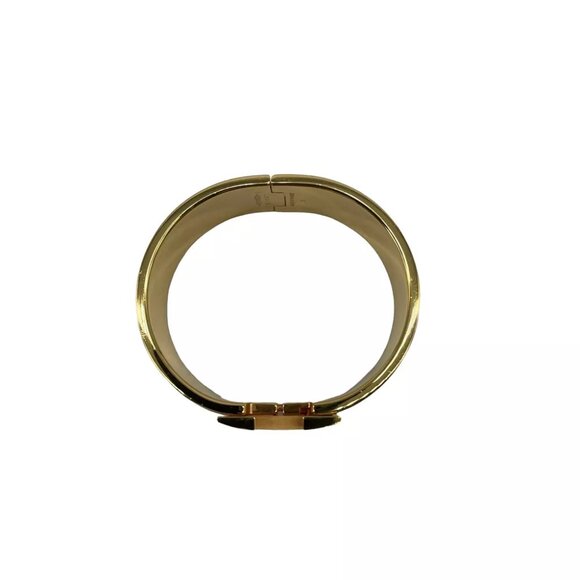 HERMES Clic Clac GM Rose Purple Bracelet Metallic - Picture 7 of 11